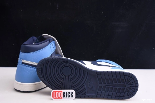 High Retro Obsidian Air Jordan 1 OG 555088-140 0812